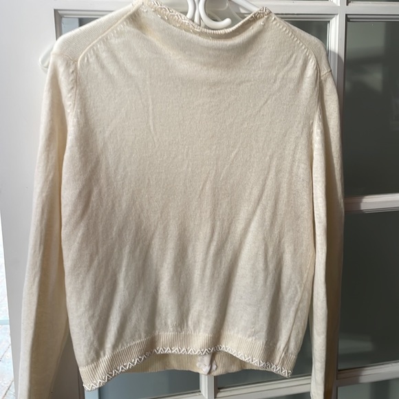 Vintage Wool Beaded cardigan, size M - Picture 8 of 14